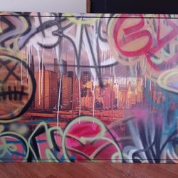 Graffiti Art Over Brooklyn 