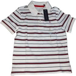 New Boys Tommy Hilfiger Size 6-7 Short Sleeve Shirt