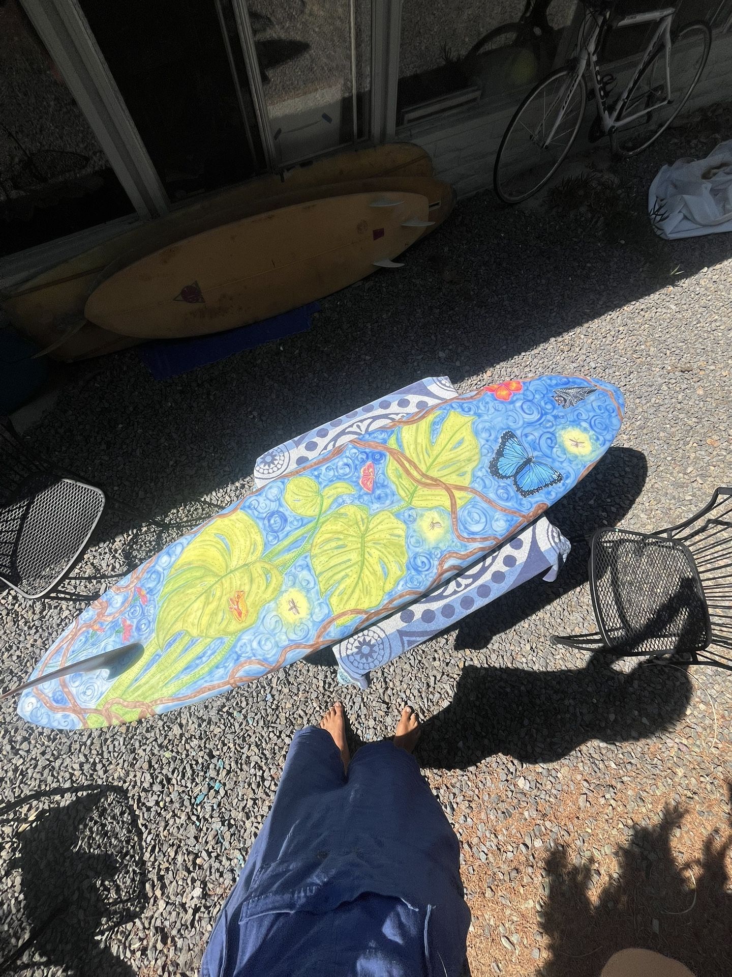 Custom surfboard Art