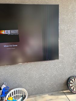 Free 98 inch tv screen damaged
