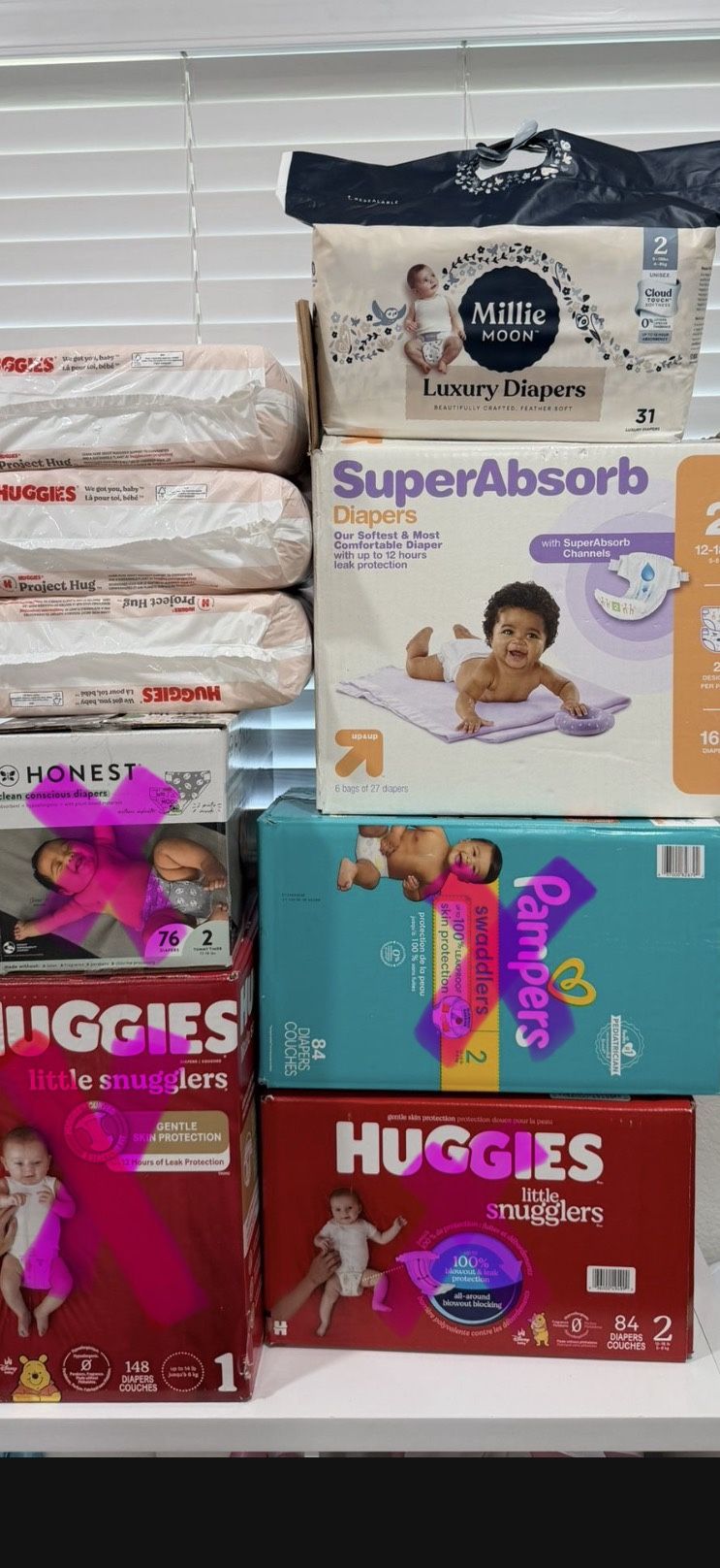 Baby Diapers Sizes 1 And 2