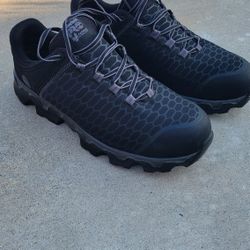 Timberland PRO Men's Powertrain Sport Mid Alloy Safety Toe Industrial Ahletic Work Shoe Athletic