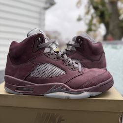 Air Jordan Retro 5 Burgundy Size 10.5