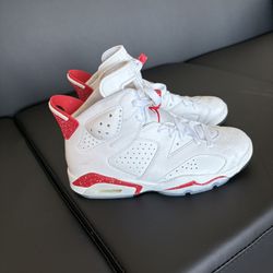 Air Jordan 6 Retro “Red Oreo” White Womens Size 6