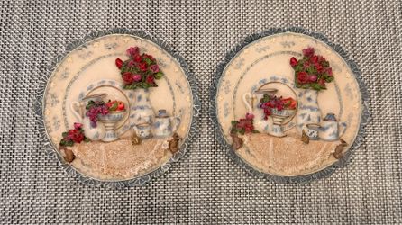 Vintage Decorative 3D Wall Plaques