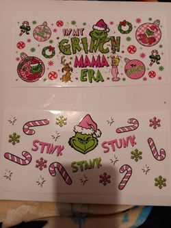 16oz Grinchmas Cup/mug Wraps 