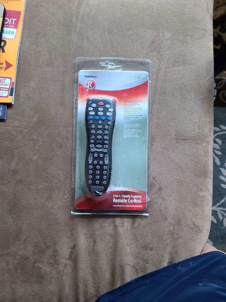 5 In 1 Radio Shack Remote Control