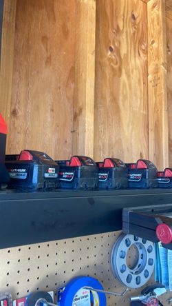 Milwaukee used batteries