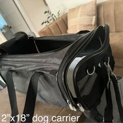 Sherpa Black Deluxe Dog Carrier
