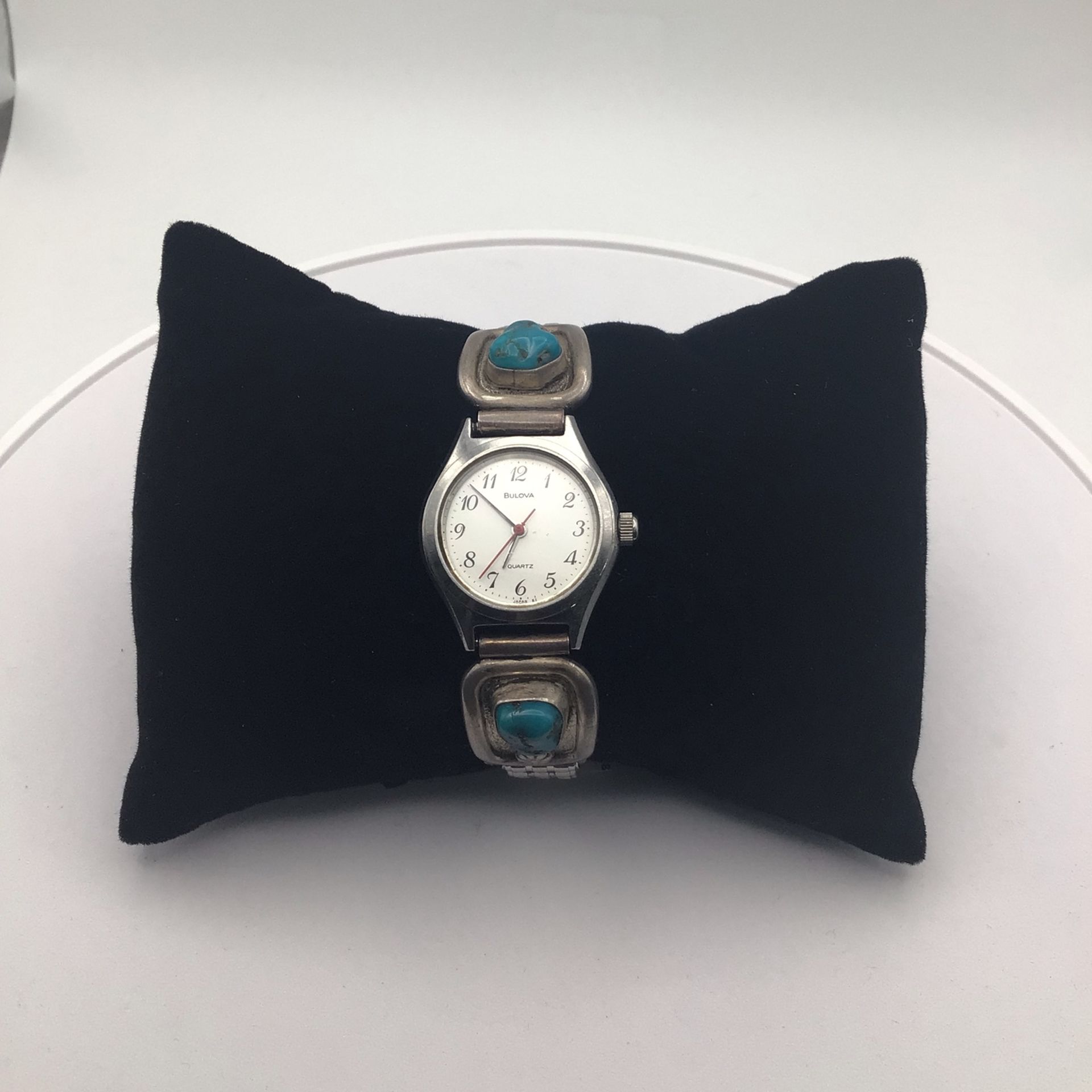 925 Bulova Turquoise Watch