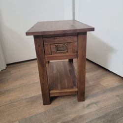 Acacia Wood Table and Night Stand 