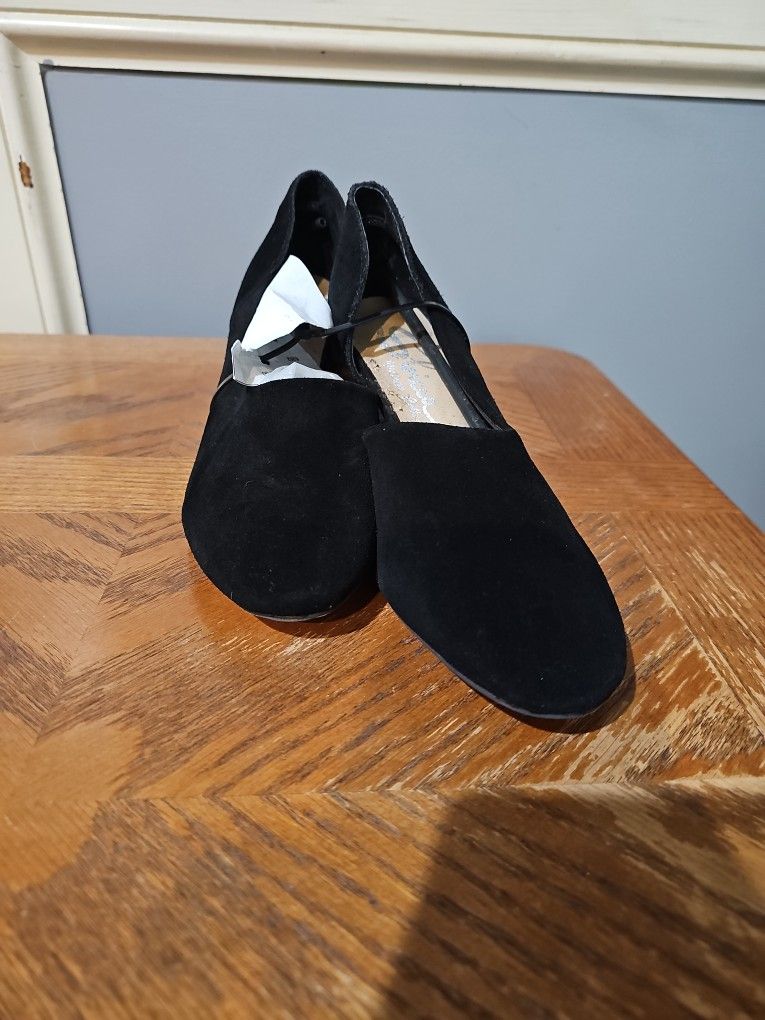 Black Suede Volin Shoes