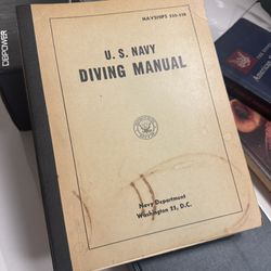 Militaria U.S. Navy Diving Manual NAVSHIPS 250-538 VG