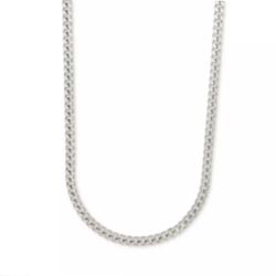R.T. James Silver Tone Toggle Chain Necklace C298