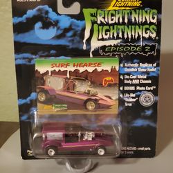 Johnny Lightning Frightening Lightning  Surf Hearse / Drag-U-La / Munsters Koach
