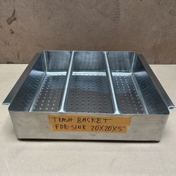 Stainless Steel Trash Basket