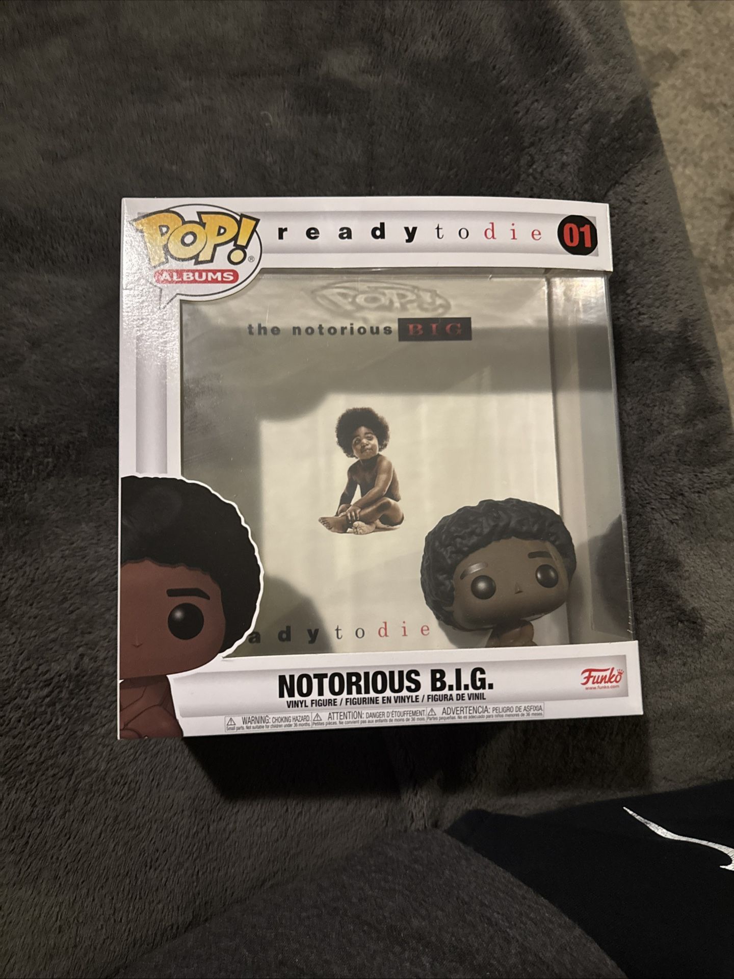 Funko Pop! Album Cover with Case: Notorious B.I.G #01 Brand New
