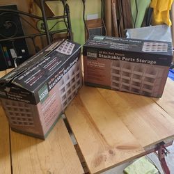 Two Sets 20 Storage Bins Each