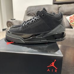 Jordan black Cat 3s , DS , Size 10.5