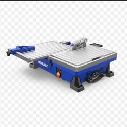 Kobalt 6-Amp 7-in Corded Wet Tabletop Sliding Table Tile Saw (Charger Not Included)