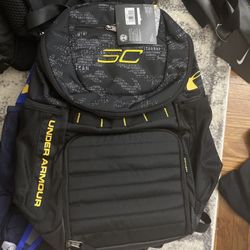 Curry Under Armor Bookbag Backpack New Batman