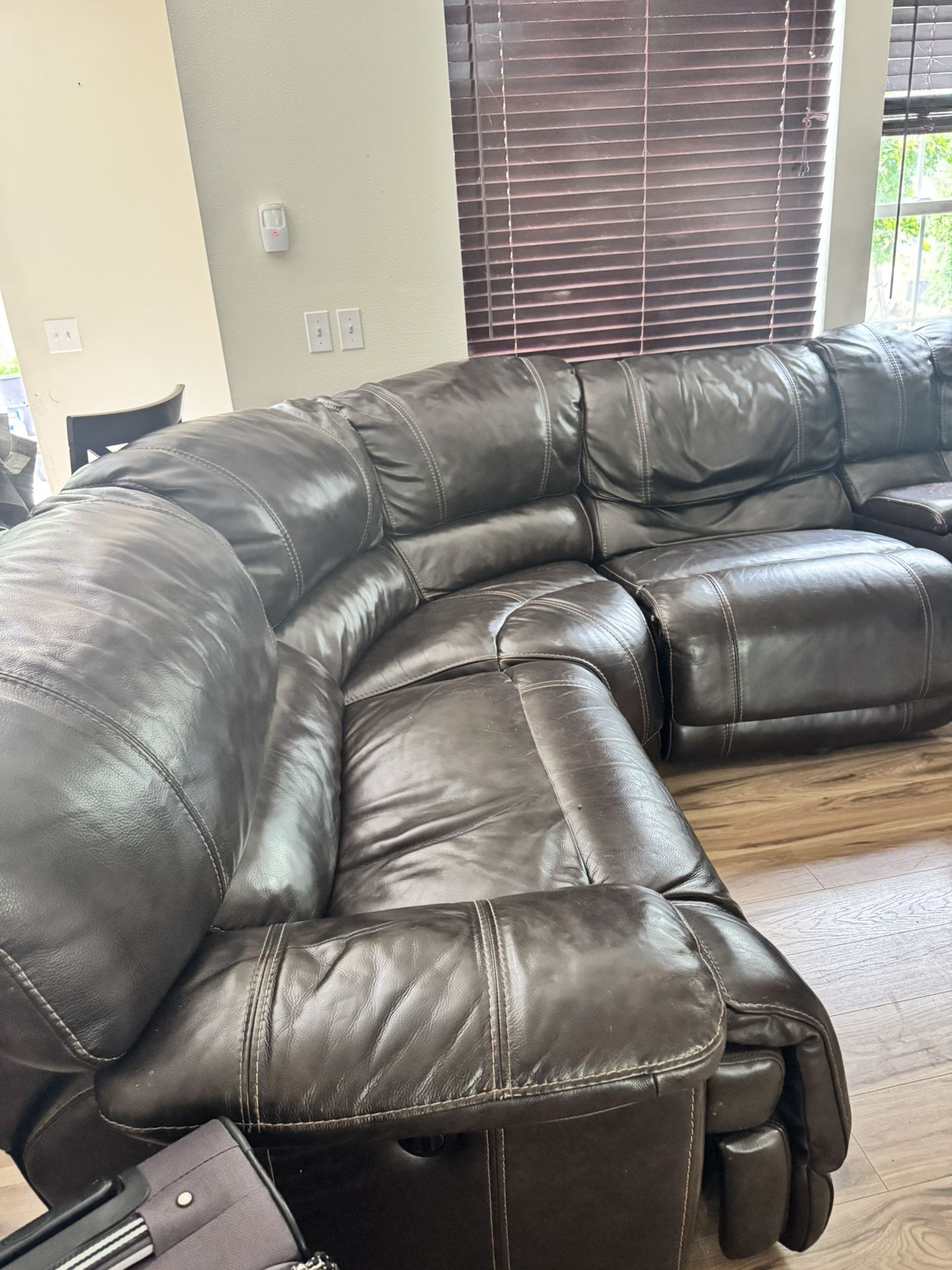 Leather Sectional 