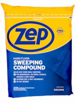 11 bags of Zep Sweeping Compound- 50 lbs bags