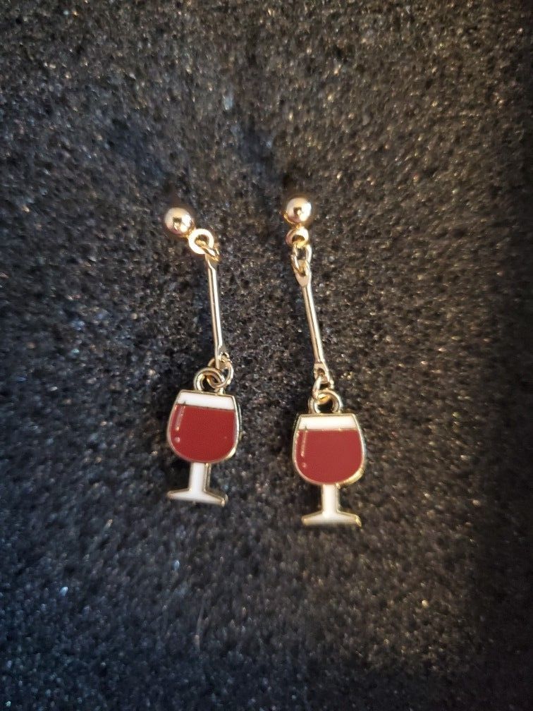 Wine Earrings