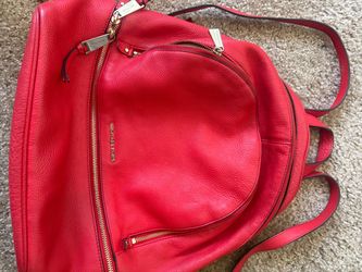 Michael kors pebbled backpack