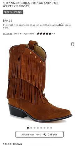 Big Girl boots size 4
