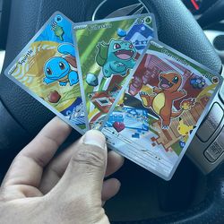 Pokemon Kanto Promo Starters