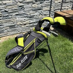 Top Flite Youth Golf Clubs With Bag