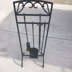 Pottery barn fireplace set