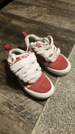 Red Vans Knu Skool
