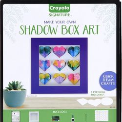 Crayola DIY Shadow Box, Personalized Picture Frame Kit, Unique Gifts for Mom, 13 Piece