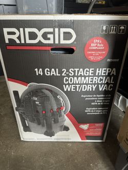 NEW Rigid 14 Gallon 2-Stage HEPA Commercial Vacuum!!!