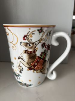 Williams-Sonoma New without Tags 'Twas the Night Before Christmas' reindeer mug.  