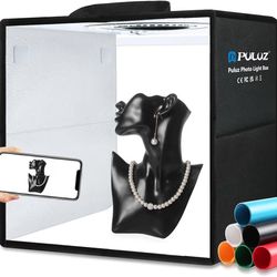 PULUZ 20cm Portable Photo Studio Light Box – Mini Light Tent + 6 Backdrops | SHOBEEZ Overstock Warehouse