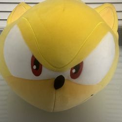 Super Sonic Head Plush