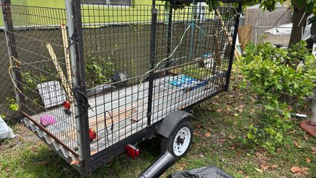 trailer Homemade No Registration Professionally Homemade Heavy Duty Axle Brand New Tires i’m s saw a
