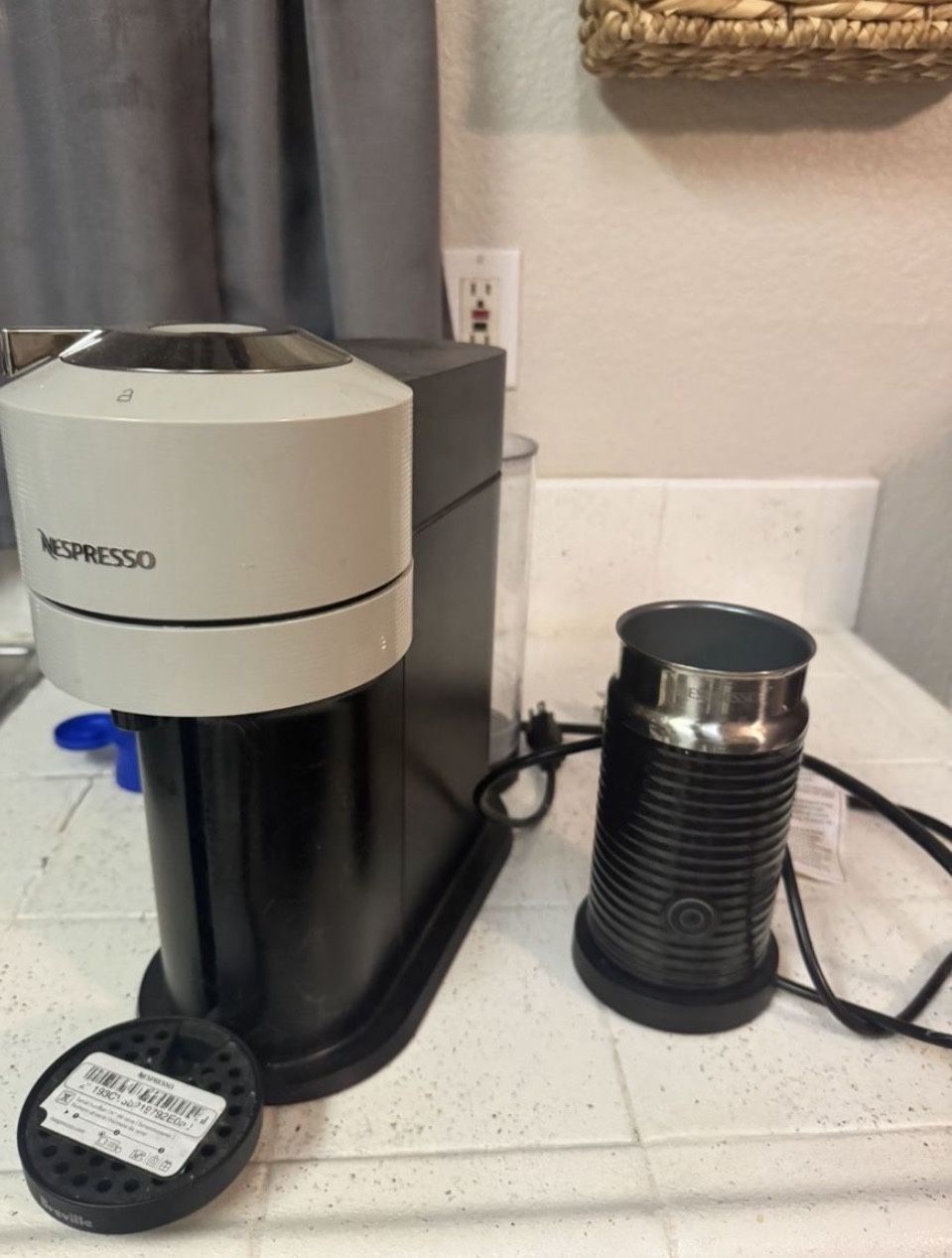 Nespresso Vertuo Next Espresso Roast Coffee Maker and Espresso Machine Bundle