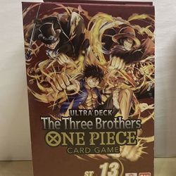 One Piece Card Game: The Three Brothers Ultra Deck Box ST-13 - Sealed - In Hand