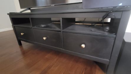 Dark Wood TV Stand