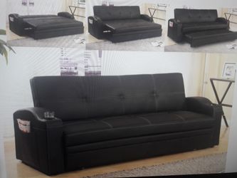 Adjustable futon sofa king bed