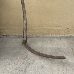 Vintage Original 1926 Authentic Antique SCYTHE Farm Tool SICKLE Grim Reaper