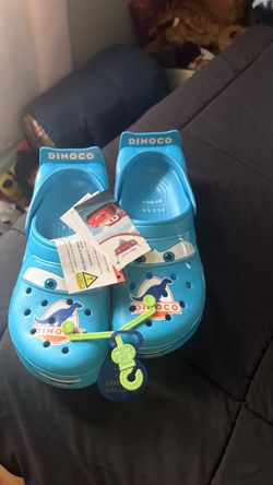 Lightneen Mcqueen Dinoco Crocs