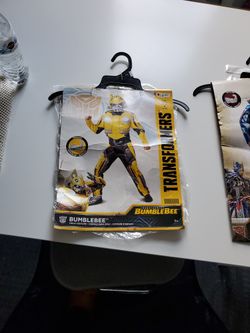 Halloween Custome  For Kid Transformers  Bumble Bee Size M (7-8)