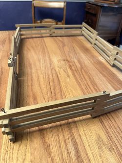 Wooden Pasture Toy Fence