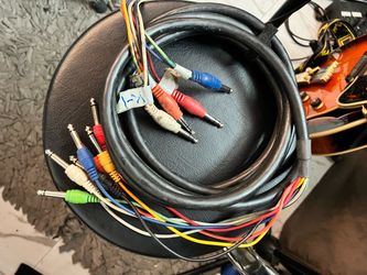 HOSA 8-Channel Hi-Definition Recording Snake 13 Foot 1/4" TS to TRS