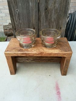 Glass Insulator Candle Holder